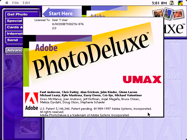 PhotoDeluxe 2.0 Mac - About